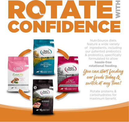 NutriSource Adult Dry Dog Food, Lamb Meal and Rice, 26LB