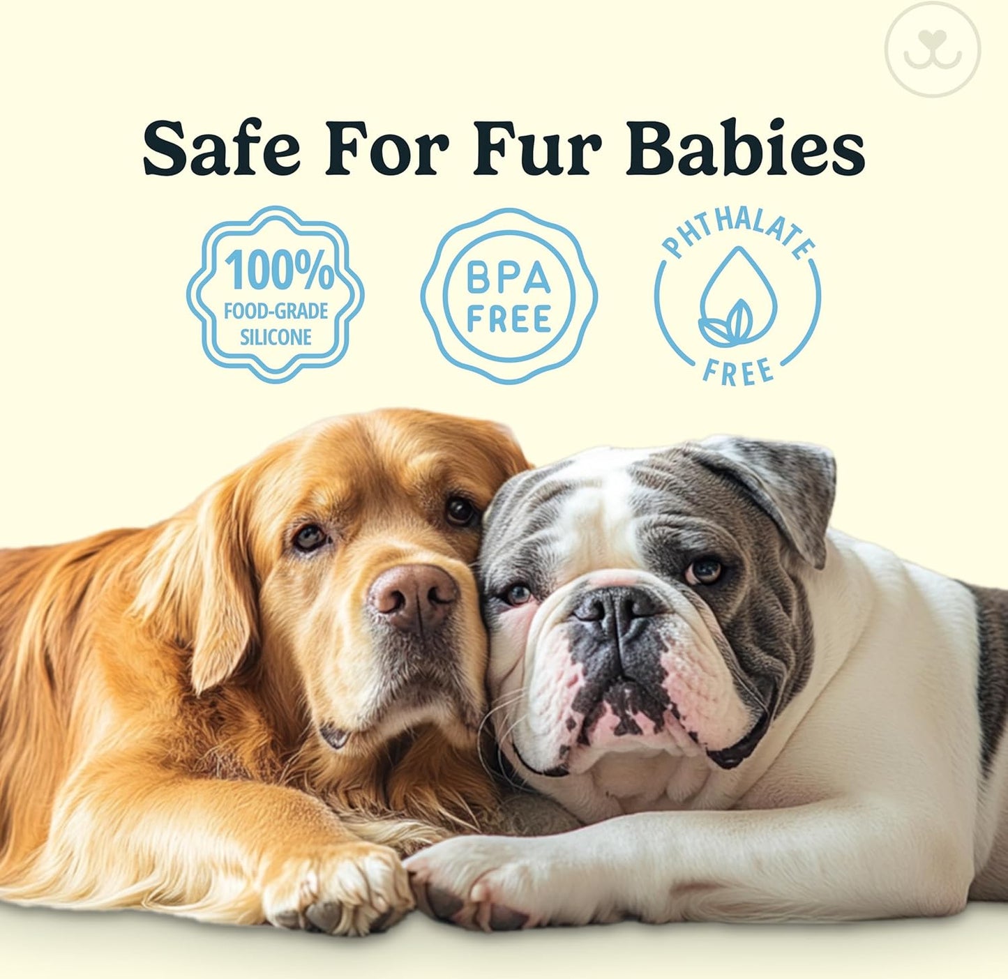 Jasper Dog Toothbrush, 360 Degree Dog Tooth Brushing Kit, Cat Toothbrush, Canine Dental Care & Teeth Cleaning Kit, Pet Finger Tooth Brush, Use with Pet Toothpaste, 4-Pack Blue