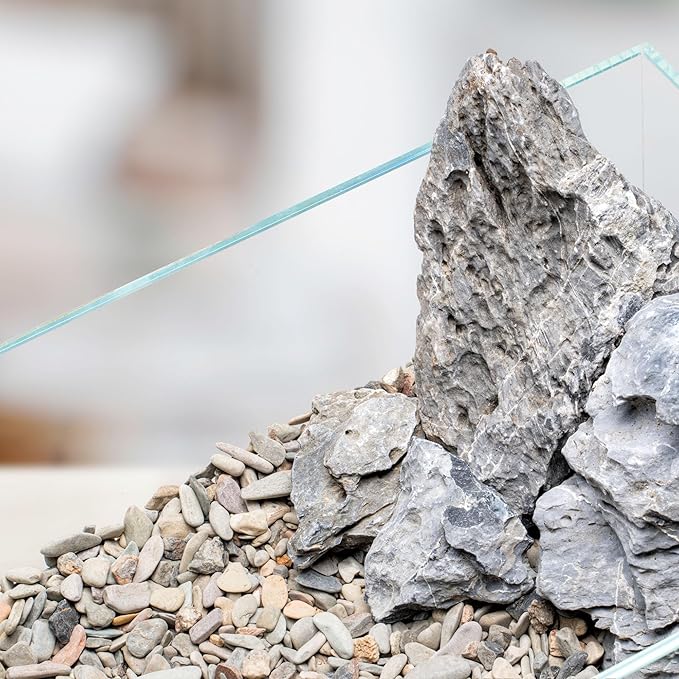 UNS Controsand - Sequoia, 8L - Natural Freshwater 6-15 mm Earthy Pebble - Decorative Small Rocks for Aquascaping Planted Tank - Aquarium Terrarium Substrate for Betta, Shrimp, Fish, Reptile Decor