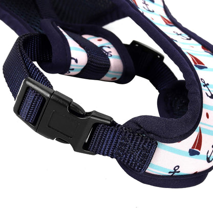 Mile High Life Step in Dog Harness for Small Dogs No Pull, Easy Get on Air Mesh Vest Harness, Adjustable Easy Closures Both Neck and Chest (White, L Chest 21.6"-43.2")