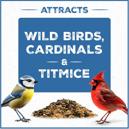 Pennington Wild Bird Food, Wild Bird Seed for Outside Feeders, Great to Feed Year-Round, 22.5-lb. Critter-Proof Bucket
