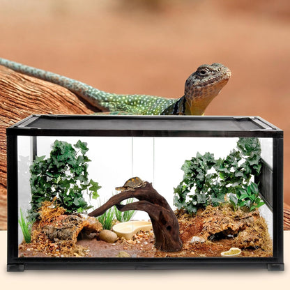 LYPHARD AQUARIUMS Natural Driftwood for Aquarium Decor, 2 Pieces 9-14" Large Assorted Branch Decorations for Reptile Hide, Fish Tank