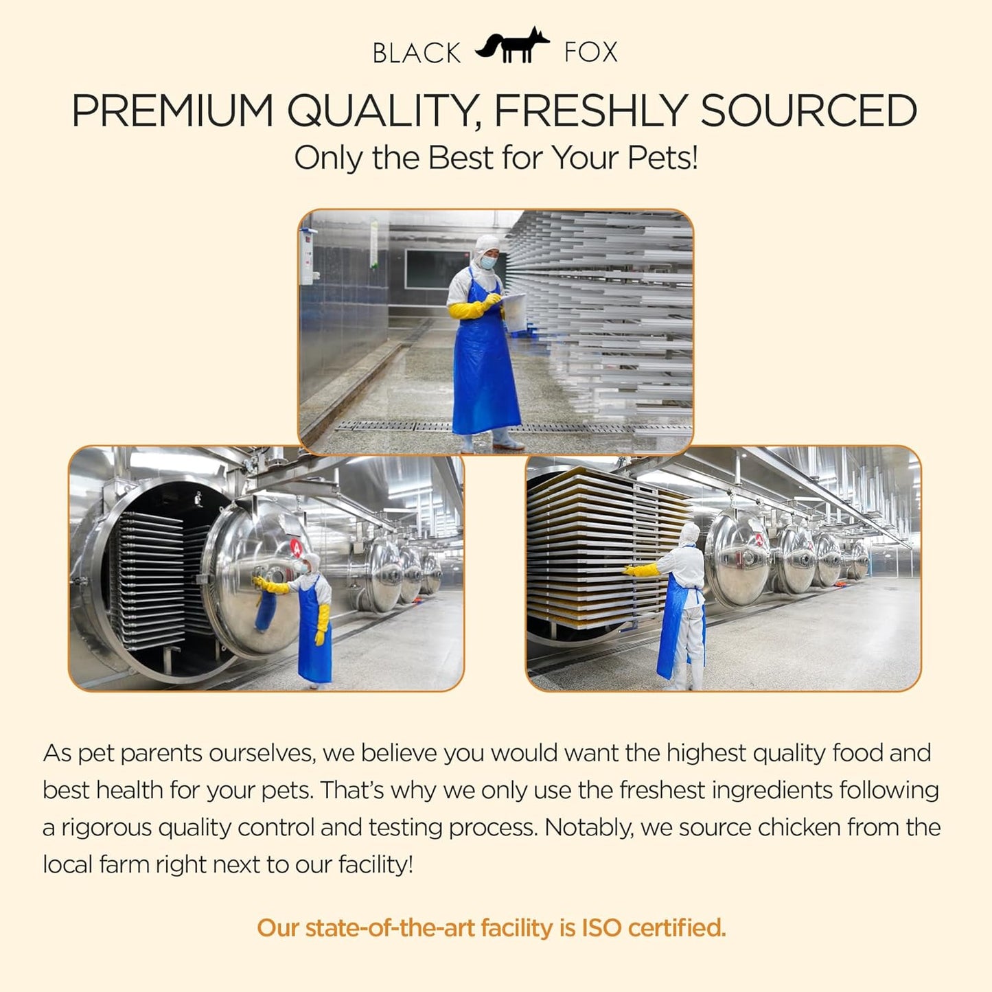 BLACK FOX Freeze-Dried Chicken Breast Training Treats for Dogs and Cats | 330 Treats, 4oz Single Ingredient, Raw, Healthy, All Natural, Human Grade, Recyclable Packaging