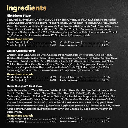 Cesar Wet Dog Food Home Delights & Classic Loaf in Sauce, Variety Pack, 3.5 oz. (36 Count, Pack of 1)