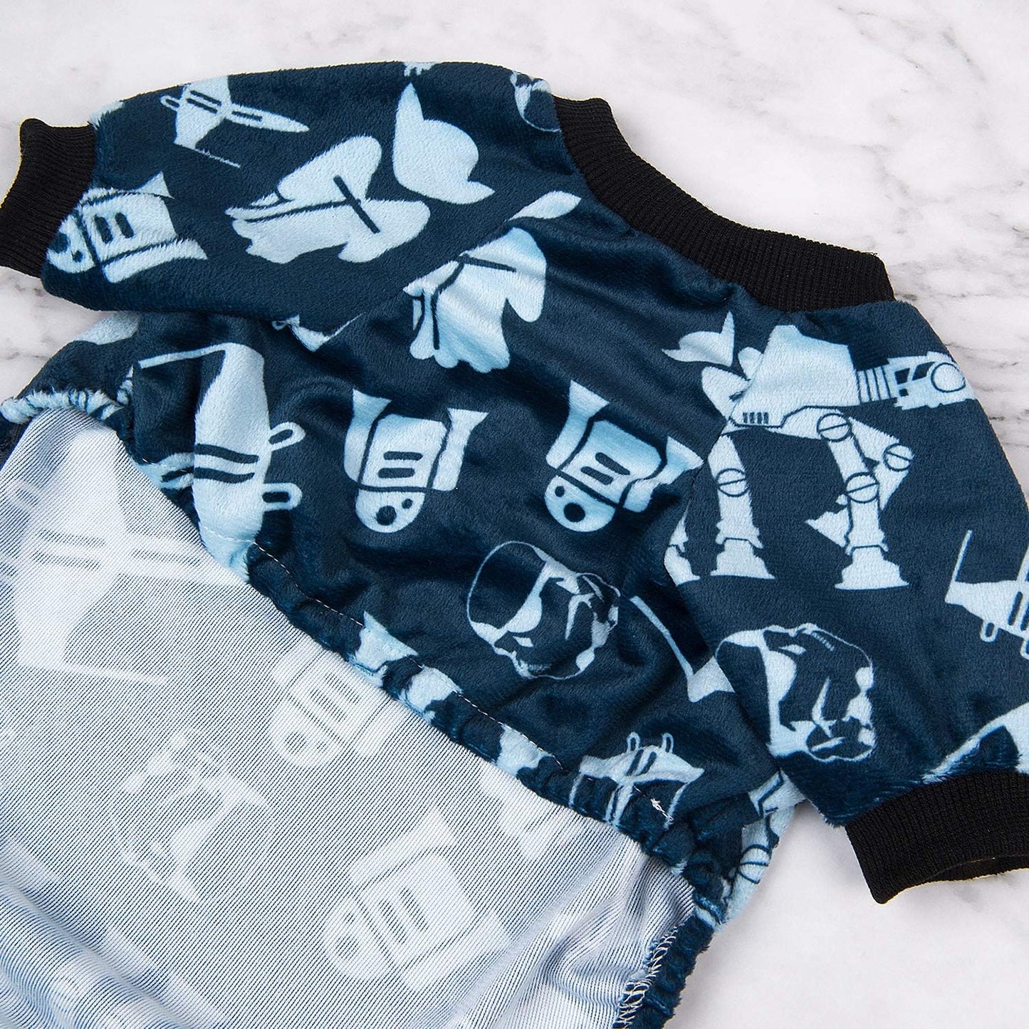 CuteBone Small Dogs Outfit Soft Puppy Onesies Pjs Dog Pajamas Pet Coat Cat Apparel Comfy Doggie Jumpsuit Bodysuit for All Seasons P47S