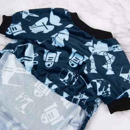 CuteBone Small Dogs Outfit Soft Puppy Onesies Pjs Dog Pajamas Pet Coat Cat Apparel Comfy Doggie Jumpsuit Bodysuit for All Seasons P47S