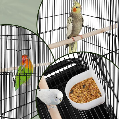 Yaheetech 53'' Large Bird Cage Budgie Cage for Parakeets Cockatiels Conures Lovebirds Parrots with Rolling Stand