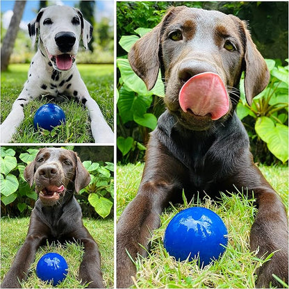 SuperChewy Tough Dog Ball Toy | Strong Natural Rubber | Great Dog Fetch Toy | Chew Toy for Dogs | Ultra Durable Chew Toy for Aggressive Chewers