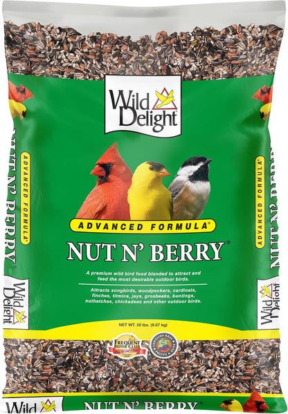 Wild Delight 366200 20-Pound Nut N-Berry Birdfood, 20 lb