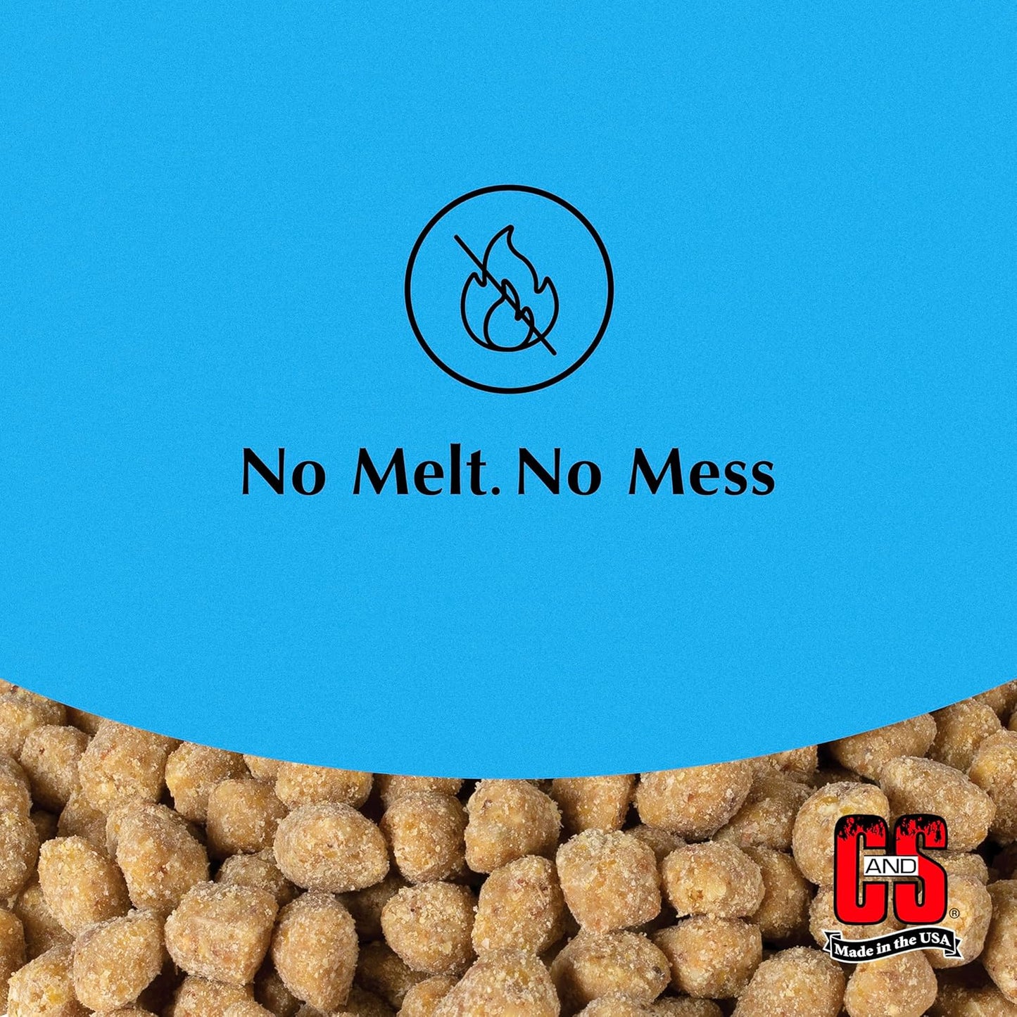 C&S Woodpecker Suet Nuggets, Outdoor Wild Bird Food for Woodpeckers, Flickers and More, 27 Ounces