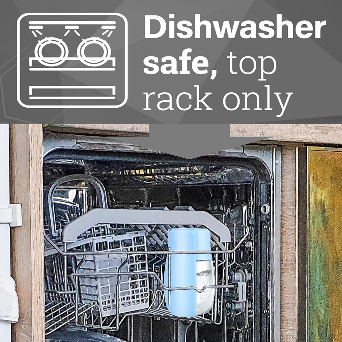 Foldable Dog Water Bottle,Portable Water Dispenser,Outdoor Pet Water Bottle for Dog,Cat,Puppy,Walking,Hiking,Travel.Dishwasher Safe,Puppy Accessories,10oz