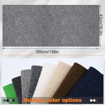 Cat Scratch Furniture Protector - 138" x 17" Trimmable Self-Adhesive Cats Claws Scratch Pads, DIY Cat Climbing Couch Protector for Scratch Post Cat Tree Replacement Indoor (Light Gray)