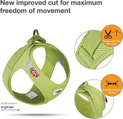 Vest Harness curli Clasp Air-Mesh Lime 3XS