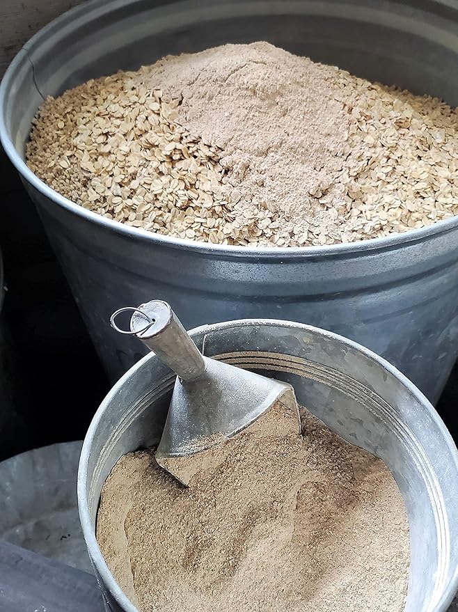 Fresh Eggs Daily Brewers Yeast Powder with Garlic & Niacin for Chicken & Duck Backyard Flocks - Suitable for Young Chicks & Ducklings - Supports Healthy Bone Development, Digestion & Immunity - 1lb