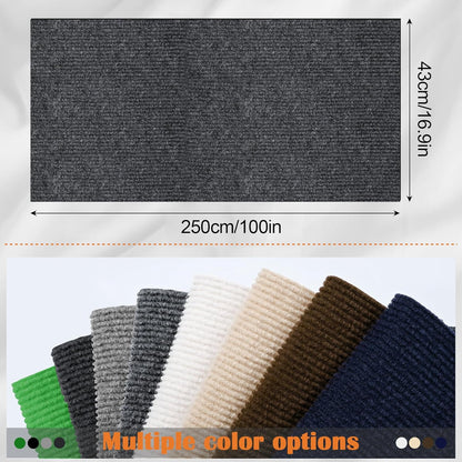 Cat Scratch Furniture Protector - 100" x 17" Trimmable Self-Adhesive Cats Claws Scratch Pads, DIY Cat Climbing Couch Protector for Scratch Post Cat Tree Replacement Indoor (Dark Gray)