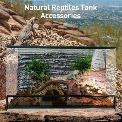 WDEFUN Natural Driftwood for Aquarium Decor, 1-Piece 13''-17'' Large Driftwood for Decorations on Fish Tank, Reptiles Bearded Dragon Accessories or Air Plants