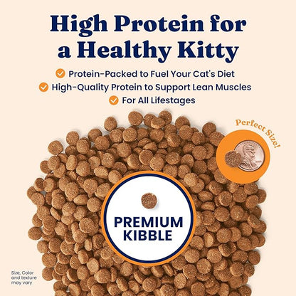 Solid Gold High Protein Dry Cat Food - Grain Free & Gluten Free Alaskan Pollock Cat Dry Food w/Probiotics for Gut Health & Digestion - High Fiber & Omega 3 - Low Carb Superfood Kibble - All Ages -3LB