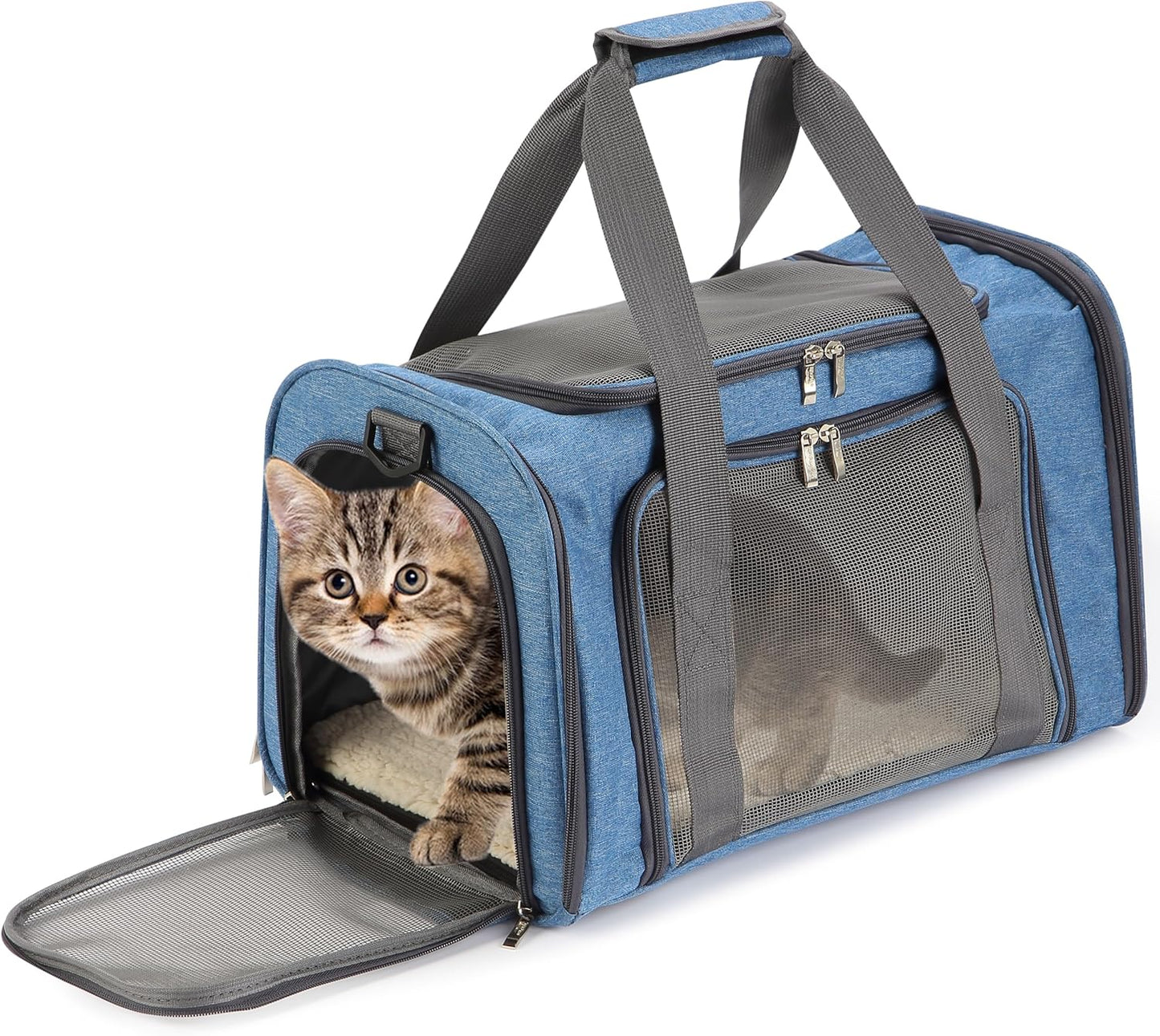 Mr. Pen Pet Carrier - Soft-Sided Cat & Dog Carrier Bag for Travel