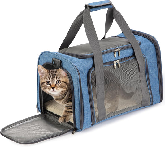 Mr. Pen Pet Carrier - Soft-Sided Cat & Dog Carrier Bag for Travel