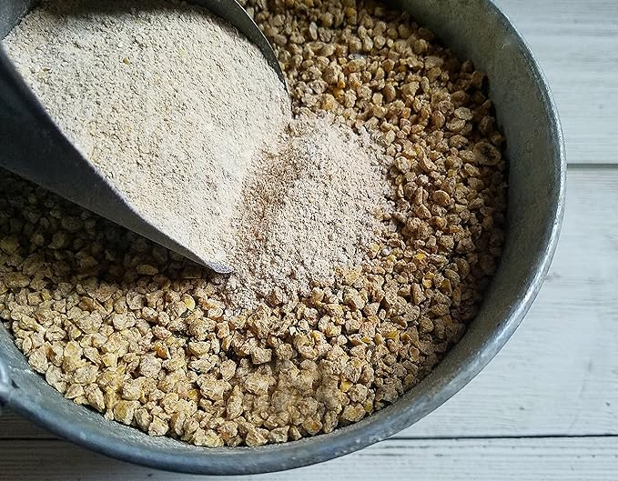 Fresh Eggs Daily Brewer's Yeast with Garlic Powder and Niacin for Ducks Ducklings Feed Supplement Vitamins for Backyard Chickens 5LB