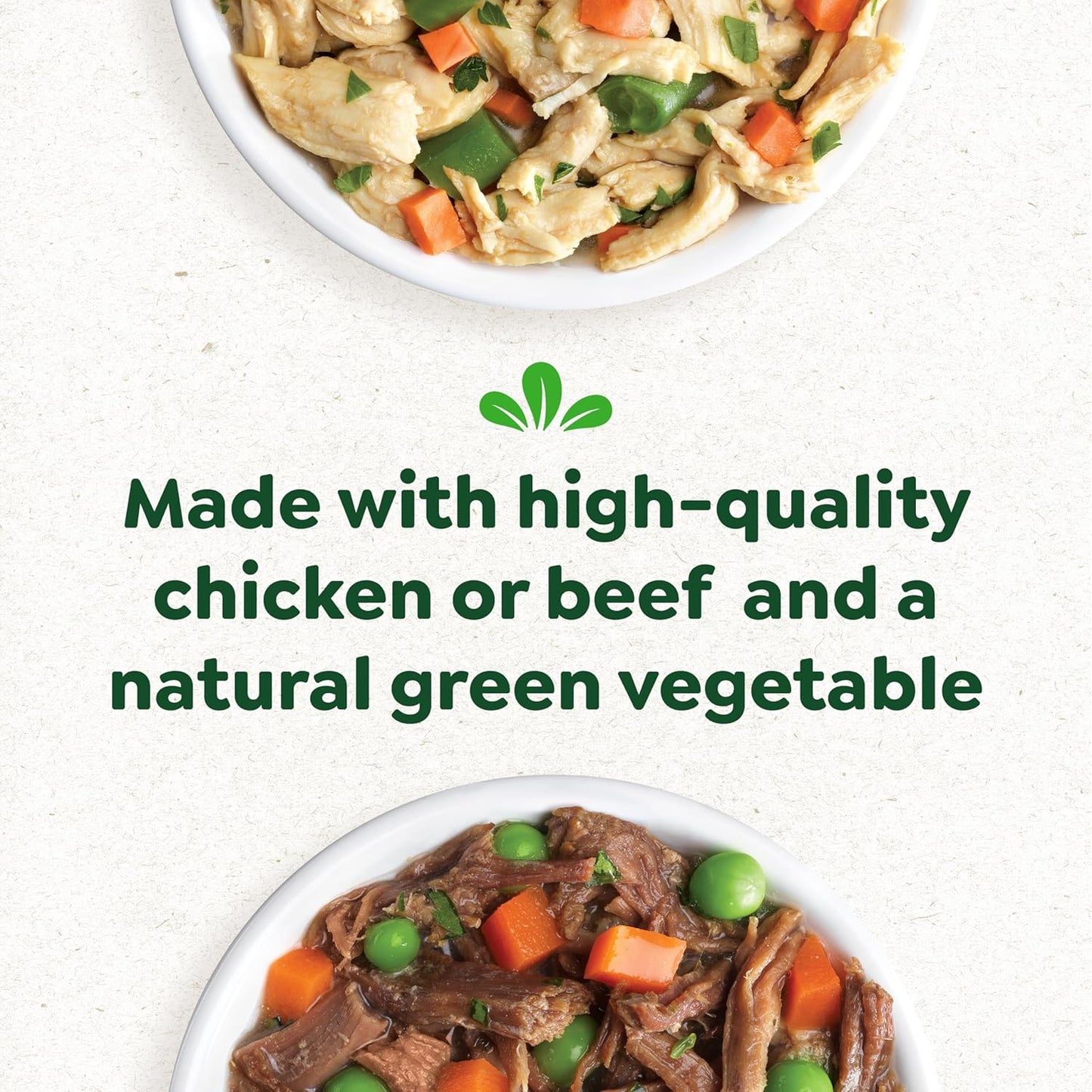 Greenies Smart Topper High Protein Wet Mix-in for Dogs, Chicken, Green Beans, and Sweet Potatoes Recipe & Beef, Peas, and Carrots Recipe Variety Pack, 8 Trays of 2oz.