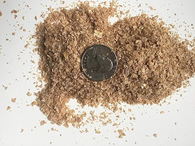 BadAssBugs™ 2lb Premium Wheat Bran Mealworm Superworm Bedding | Organic Food 100% Natural Protein Source for Insects