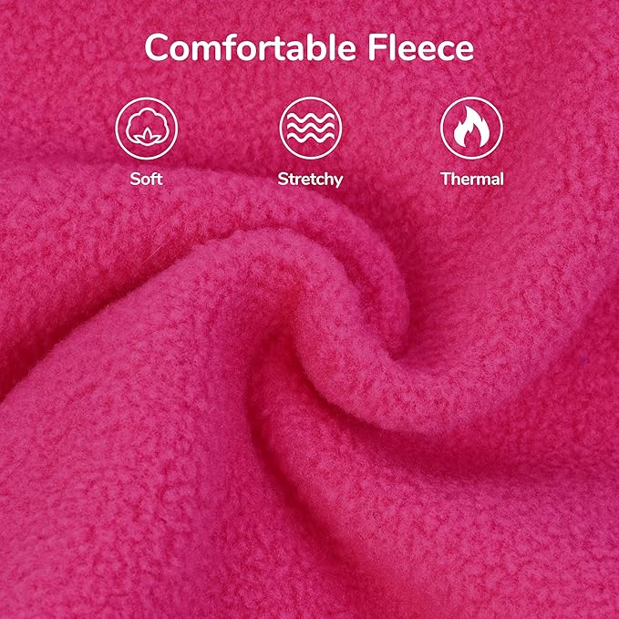 PUMYPOREITY Fleece Sphynx Cat Clothes, Warm Thick Cat Sweater, Soft Winter Coat for Hairless Cats, Cold Weather Pet Sweater for Dogs and Cats, Rosepink, XL