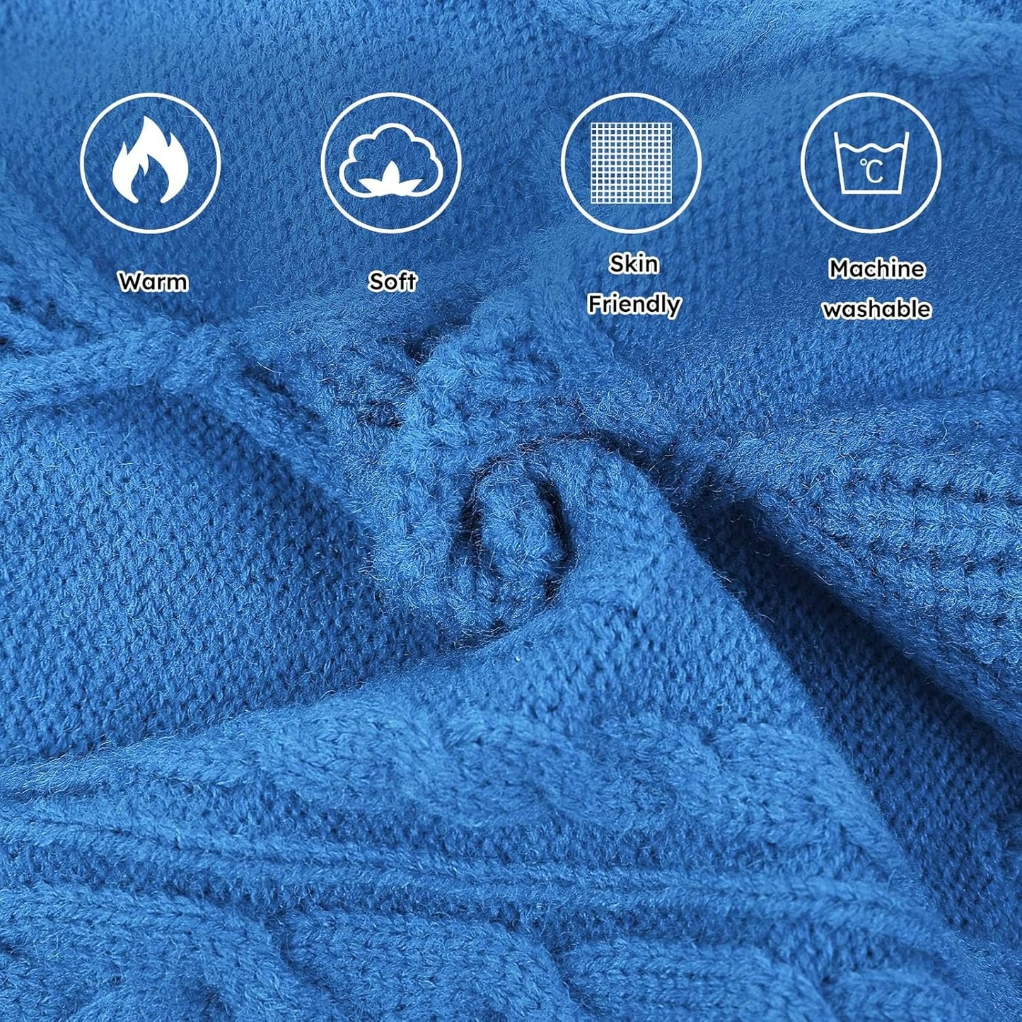 ASENKU Knitted Dog Sweater, Pullover Big Thermal Dog Winter Sweater, Turtleneck Doggy Sweaters for Large Medium Dogs Boy Girl,Warm Pet Sweatshirt for German Shepherd,Great Dane,5XL