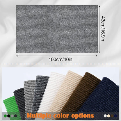 Cat Scratch Furniture Protector - 40" x 17" Trimmable Self-Adhesive Cats Claws Scratch Pads, DIY Cat Climbing Couch Protector for Scratch Post Cat Tree Replacement Indoor (Light Gray)