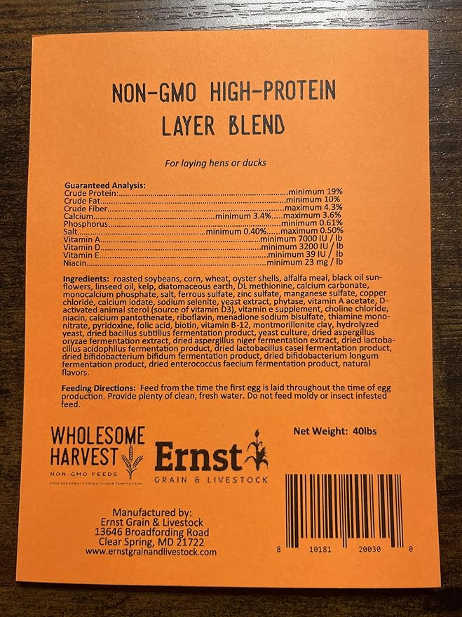 Non-GMO High-Protein Layer Blend 40 lb