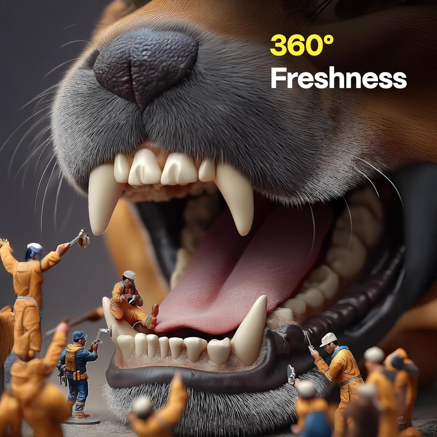 DOCO Dog Teeth Cleaning Wipes - Dog Tooth Brushing Kit, Remove Plaque & Tartar, Freshen Breath, No Rinse, Easy Pet Tooth Cleaning Kit for Oral Care, Ideal for Cat Owners - Chicken Flavor, 50 ct.