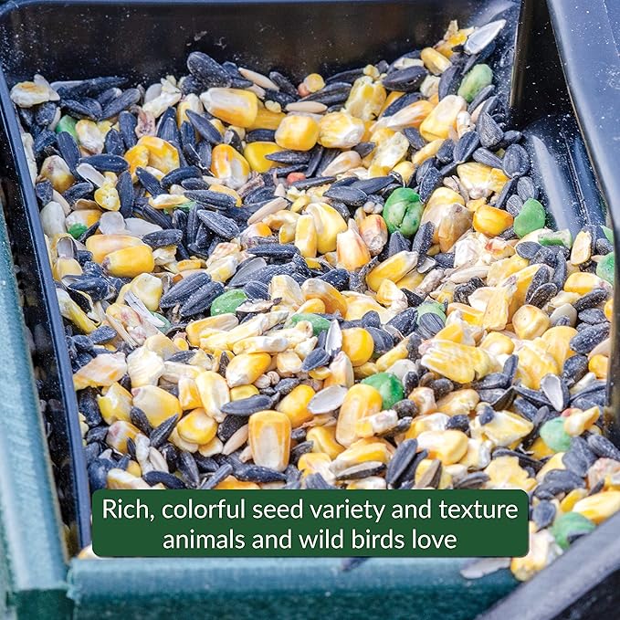 Lyric Wildlife Critter Food for Deer, Squirrels, Turkeys & Rabbits, Wild Bird Seed for Outside Feeders, 10 lb Bag