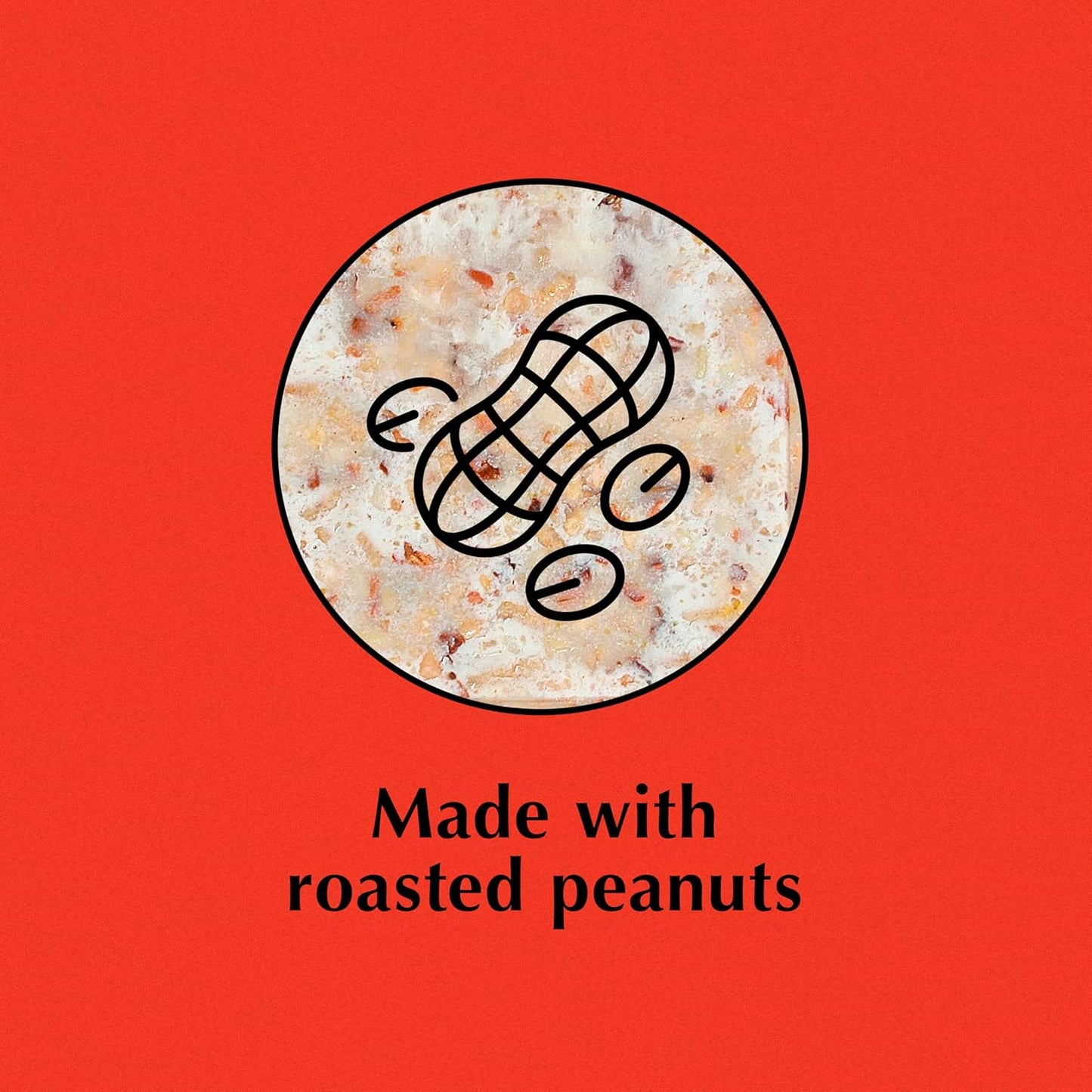 C&S Peanut Suet Treat, Suet Cakes for Wild Birds, 11 Ounces, Pack of 8