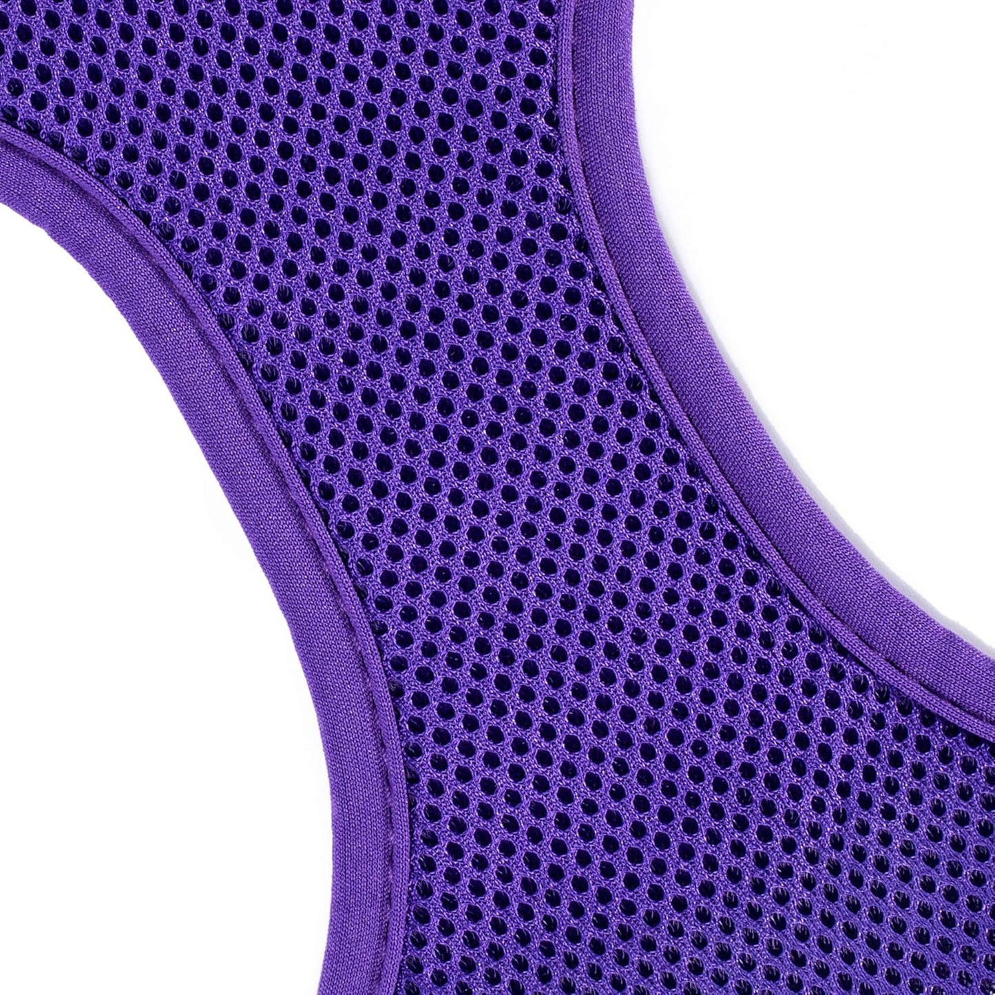 Mile High Life Step in Dog Harness for Small Dogs No Pull, Easy Get on Air Mesh Vest Harness, Adjustable Easy Closures Both Neck and Chest (Purple, M Chest 15.7"-23.2")