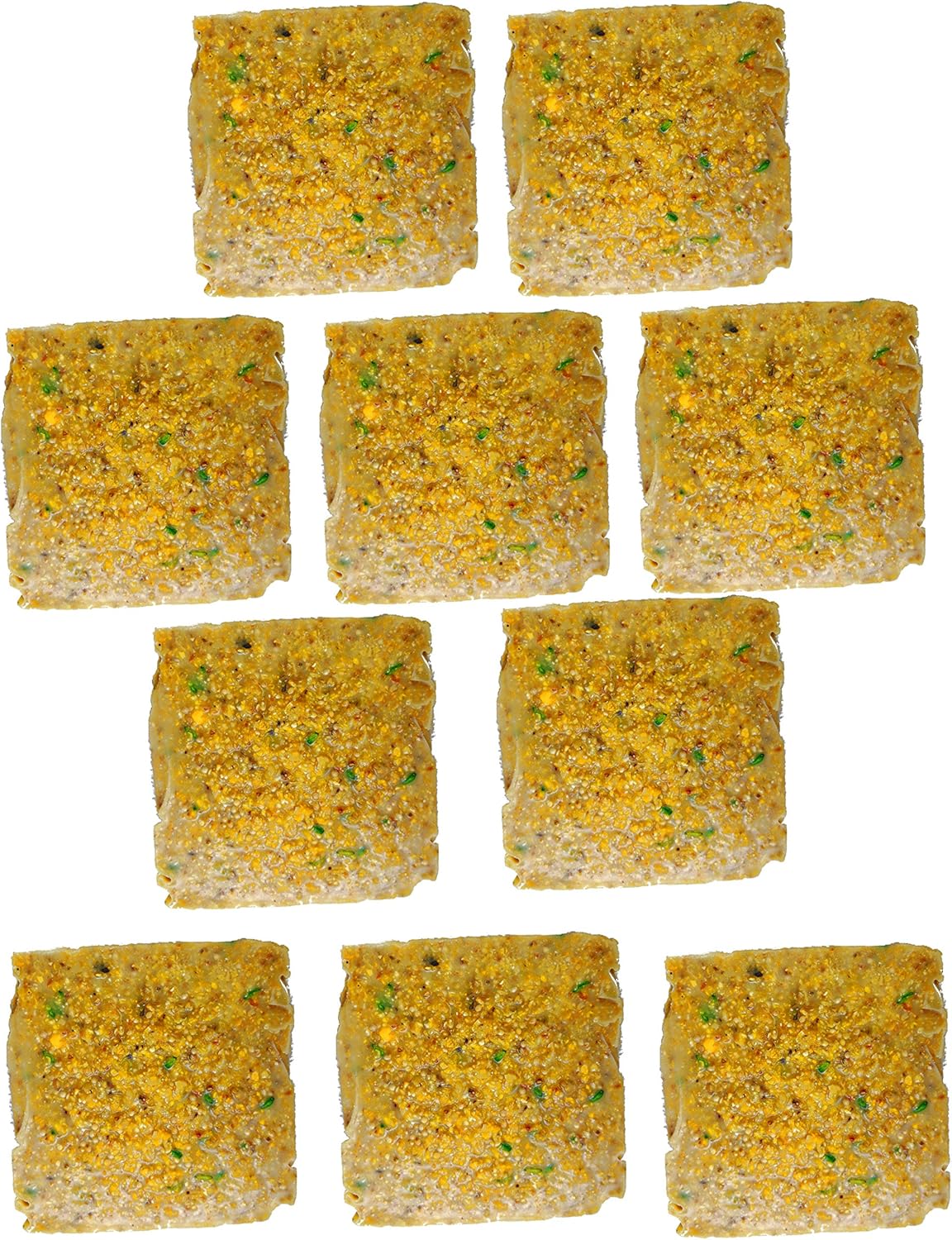 ST. ALBANS BAY SUET PLUS Suet Cake Variety Packs | 11 oz. Wild Bird Suet Cakes | (Apple, 10 Pack)