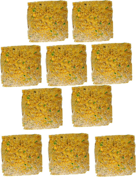ST. ALBANS BAY SUET PLUS Suet Cake Variety Packs | 11 oz. Wild Bird Suet Cakes | (Apple, 10 Pack)