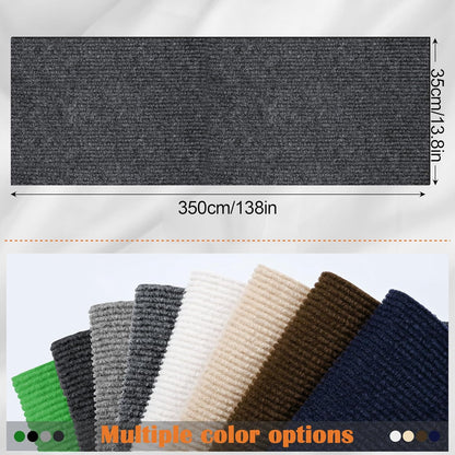 Cat Scratch Furniture Protector - 138" x 13.8" Trimmable Self-Adhesive Cats Claws Scratch Pads, DIY Cat Climbing Couch Protector for Scratch Post Cat Tree Replacement Indoor (Dark Gray)