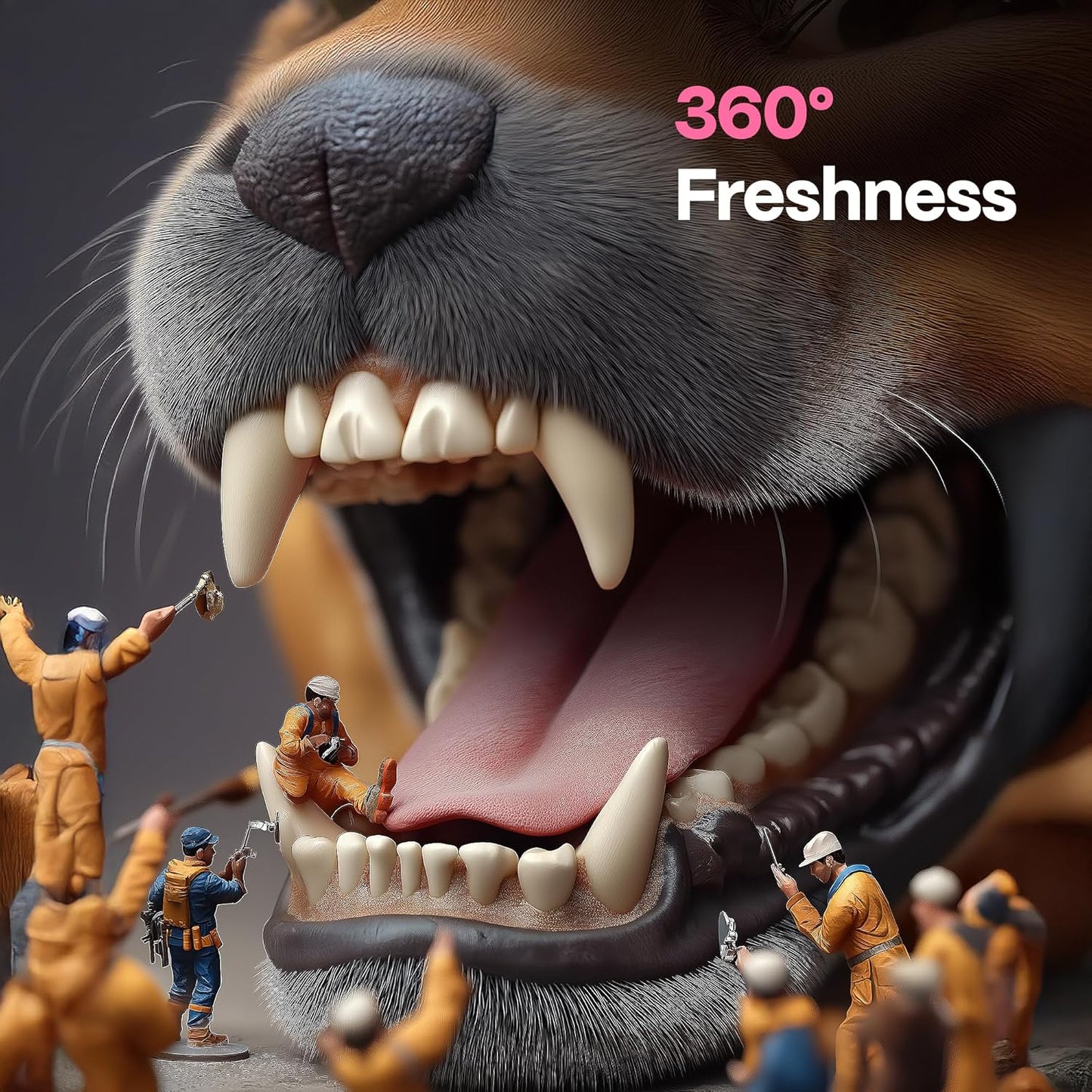 DOCO Dog Teeth Cleaning Wipes - Dog Tooth Brushing Kit, Remove Plaque & Tartar, Dental Freshen Breath, No Rinse, Easy Pet Tooth Cleaning Kit for Oral Care, Ideal for Cat Owners - Bacon Flavor, 50 ct.