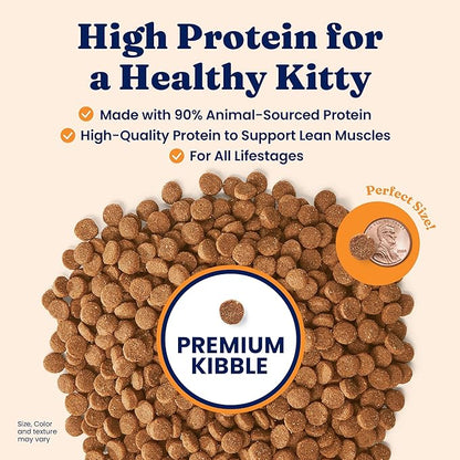 Solid Gold High Protein Dry Cat Food - Grain Free & Gluten Free Chicken Cat Dry Food w/Probiotics for Gut Health & Digestion - High Fiber & Omega 3 - Low Carb Superfood Kibble for Cats All Ages - 3LB