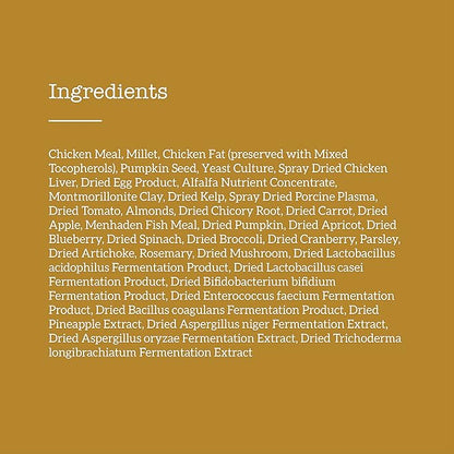 Nature's Logic Feline Chicken Meal Feast Cat Food - High-Protein Dry Food for Cats, 100% Natural Nutrition with Probiotics & Prebiotics - All Life Stages - Chicken, 15.4lbs