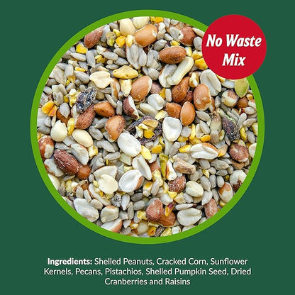 Lyric Woodpecker Wild Bird Seed, No Waste Bird Seed with Nuts, Dried Fruit & Shelled Seeds - 5 lb. Bag