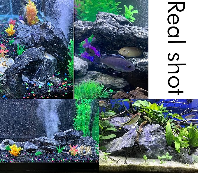 Voulosimi 12 lb Seiryu Rock Stone for Aquariums, Landscaping Model,Tank Decoration