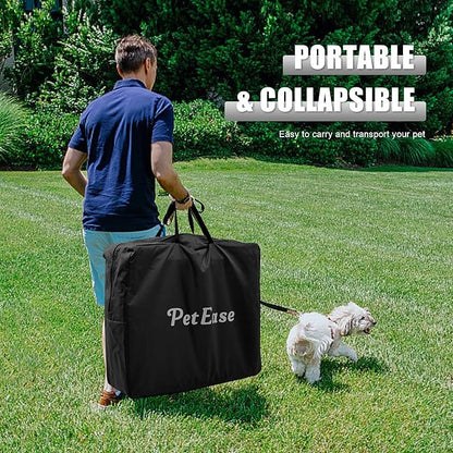 Huge Sapce Double Compartment Cat Travel Carrier with Litter Box & Homack | Cat Show Kennel Cage Crate with Mat & Water Bottle