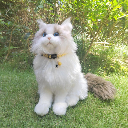 2 Pack Cotton Breakaway cat Collars with Bell,Safety Quick Release Pendant Cute Kitten Collar,Adjustable 20-30cm (Red+Lemon, 20-30cm)