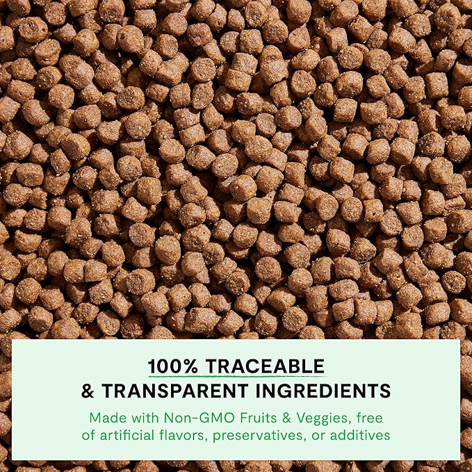 Open Farm, Ancient Grains Dry Dog Food For Small Breeds, Protein-Rich & Nutrient Dense, 90% Animal Protein With Non-GMO Fruits, Veggies and Superfoods, Chicken & Turkey Recipe For Small Dogs, 11lb Bag