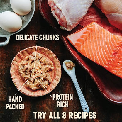 Wellness CORE Signature Selects Chunky Adult Wet Cat Food, Natural, Protein-Rich, Grain Free, 2.8 Ounce, 12 Pack (Chicken & Salmon)