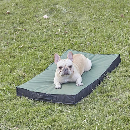 Outdoor Dog Bed - Waterproof, Portable, Foldable, Cooling, Orthopedic for Large Dogs - 35" All Weather