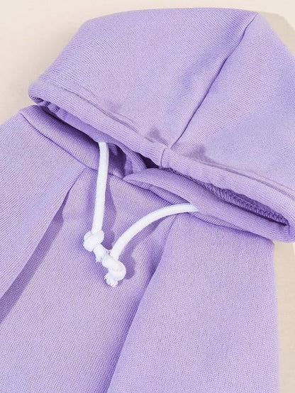 QWINEE Basic Dog Hoodie Sweatshirt Puppy Sweater Warm Cat Costumes Pet Clothes for Chihuahua Puppy Kitten Small Medium Dogs Mauve Purple Small
