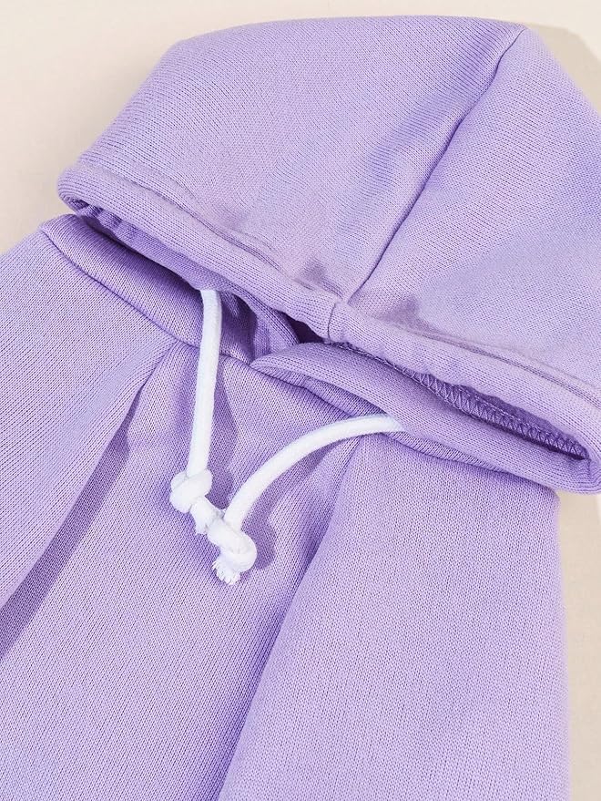 QWINEE Basic Dog Hoodie Sweatshirt Puppy Sweater Warm Cat Costumes Pet Clothes for Chihuahua Puppy Kitten Small Medium Dogs Mauve Purple Large