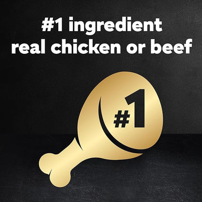 Cesar Wet Dog Food Loaf in Sauce Bacon Feast Variety Pack, 3.5 oz. Easy Peel Trays (12 Count, Pack of 2)